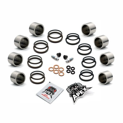 Suzuki GSXR750 L0 2010 Front Brake Caliper Piston & Seal Service Kit Rebuild Set