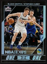 Stephen Curry, Blake Griffin - 2016-17 Panini NBA Hoops One on One #9 FREE SHIP
