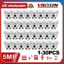 1-30PCS Vikylin 5MP IP Camera Security Surveillance Home Outdoor POE MIC IR Lot