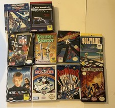 Castlequest Nintendo NES Video Games, BOXS,sleeves-Monopoly Home 2 ROBO NFL LOT