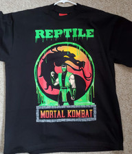 Mortal Kombat Reptile Shirt black color unisex cotton VK07382