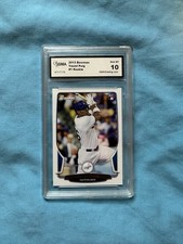 YASIEL PUIG 2013 BOWMAN ROOKIE CARD RC GRADED GEM MINT 10 DODGERS