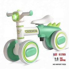Baby Balance Bike for 1 Year Old Boys  Girls,Toddler Balance Bike for Green