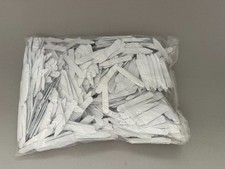 White plastic collar stays in Bulk 2.5 inches long