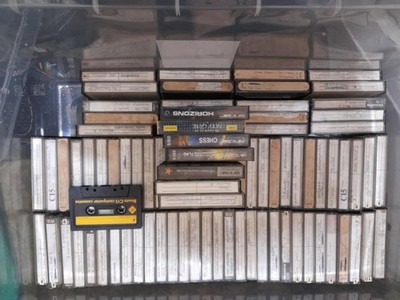 Restposten 88 80er Jahre Kassetten ungeprüft nur für Ersatzteile. enthält ein paar ZX Spiele