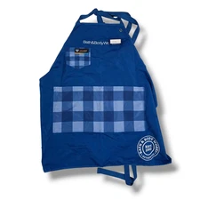 Bed Bath & Beyond adult employee blend Gingham Halloween dress up apron