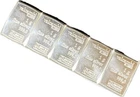 🔥 Lot of 5 × 1 Gram Pure Silver Bullion Bars .999 Fine Valcambi 🪙