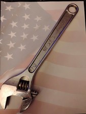 Vintage RIDGE (RIDGID) TOOL CO. 12” Adjustable Crescent Wrench 712 (1 3/8" jaw)