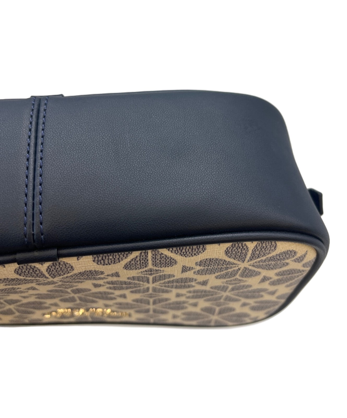 Kate Spade Flower Coated Canvas Shoulder Bag Women Used Authentic thumbnail 14