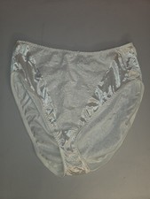 Vintage Bestform Nylon Lace Panties High Cut Size 9x White