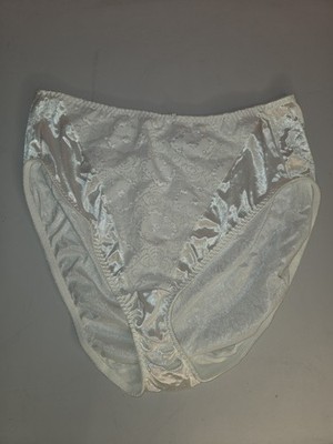 Vintage Bestform Nylon Lace  Panties High Cut Size 9x White
