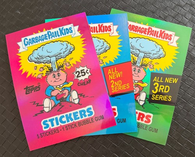 #ad WAX PACKS 2026 Garbage Pail Kids Get a Grip Giant Art Prints Series 2 U Pick $25.99