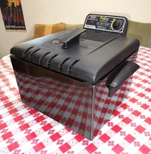 Presto dual basket ProFry black stainless steel immersion deep fryer