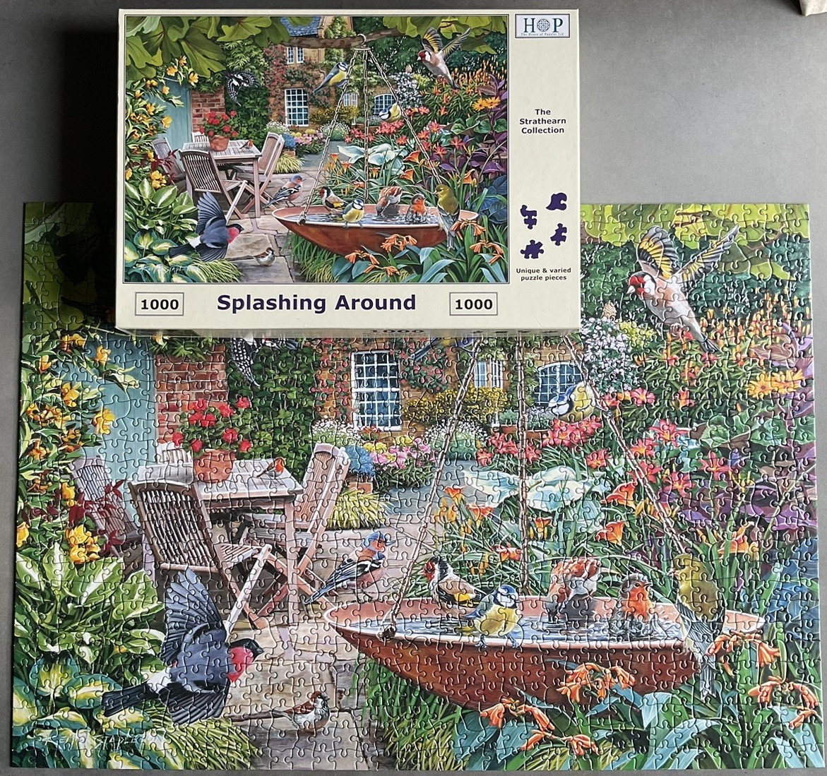 Lovely “Splashing Around” 1000 Piece Jigsaw Puzzle HOP House Of Puzzles