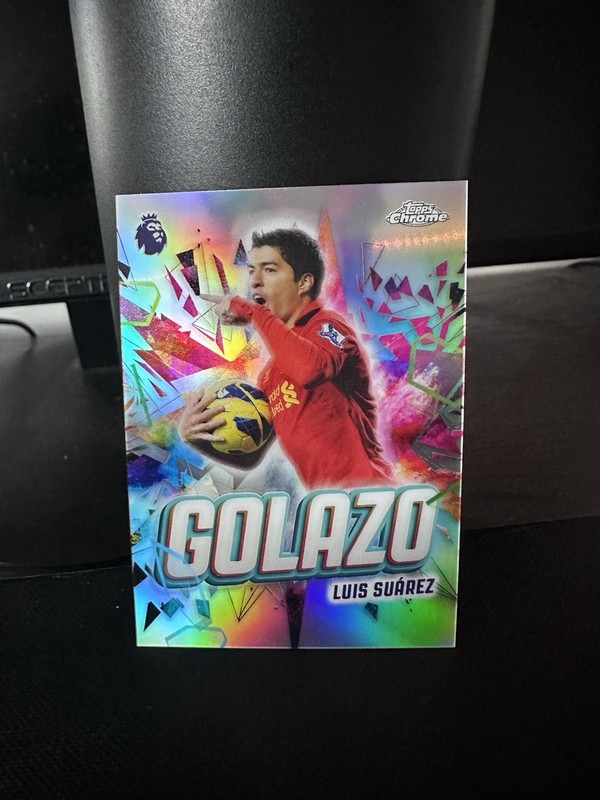 Luis Suarez 2026 Topps Chrome Premier League #GZ-4 Golazo Refractor Liverpool