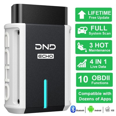 DND Echo OBD2 Scanner Bluetooth All System Car Diagnostic Tool Oil BMS EPB TPMS