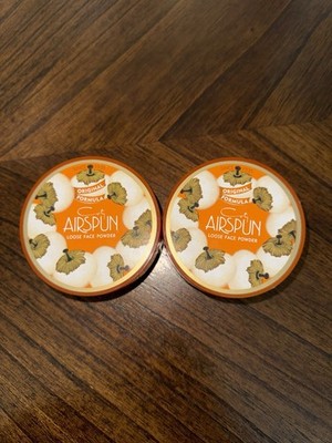 lot of 2 Coty Airspun Face Powder Translucent Extra Coverage tone 2.3oz 070-41