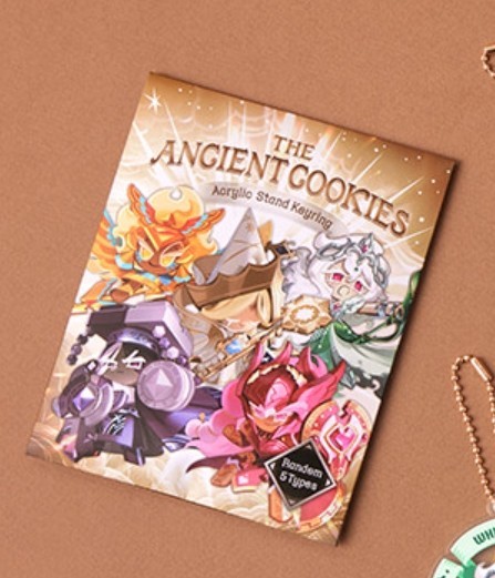 Cookie Run Kingdom Ancient Cookies Acrylic Stand Keychain Keyring