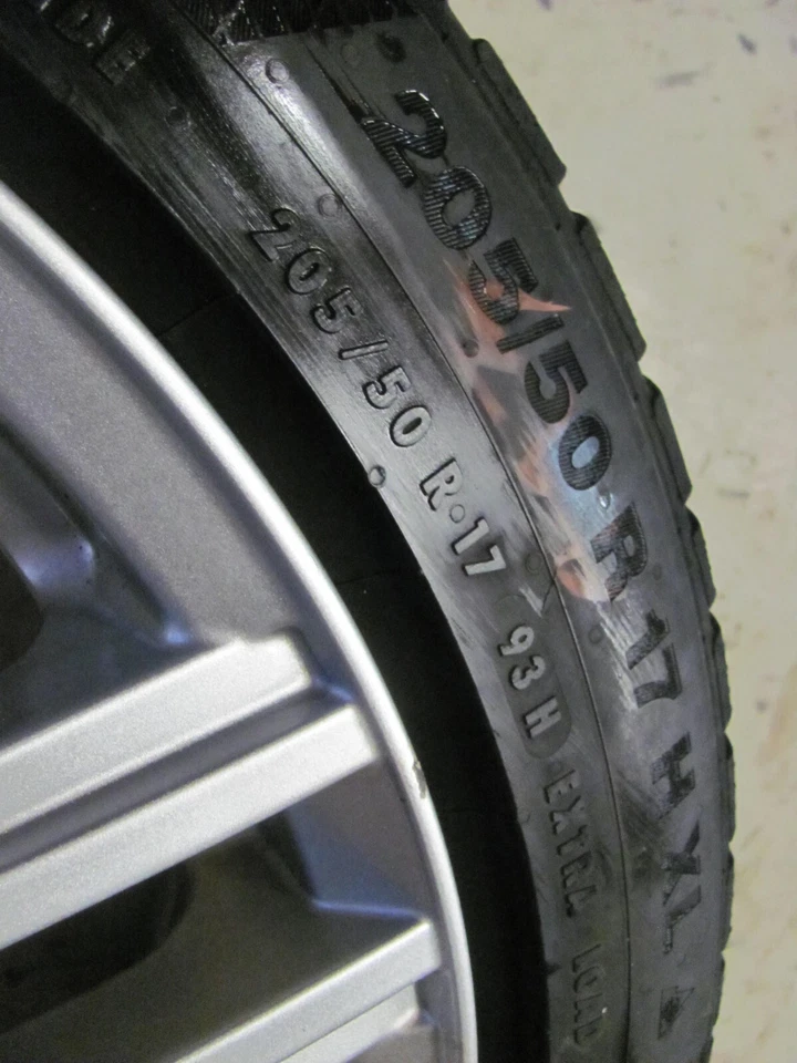 Winterräder Alufelgen 7x17 205/50/17 93H ATS Antares TS850 P Continental VW Audi - Bild 4 von 4