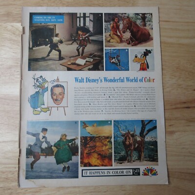 1961 Walt Disney Wonderful World of Color NBC Television