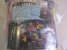 Disney Star Wars 4 piece Twin Bed Set, Jay Franco & Sons Inc, blue galactic grid