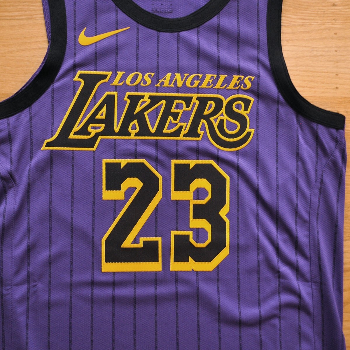 Nike Lebron James Lakers Lore Purple Vaporknit Jersey AH6213-508