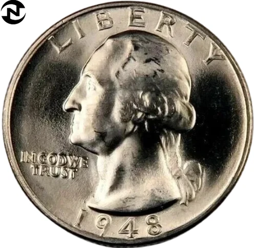 1948-D Washington Quarter ~ Gem BU ~ 90% Silver