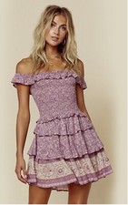 Spell & The Gypsy Dress SZ M / AU 10 / US 6 Dahlia RaRa Dress Mulberry