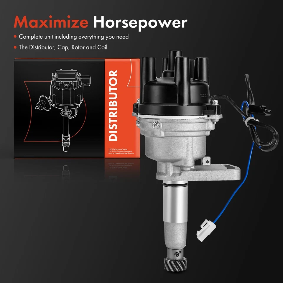 Distribuidor de encendido con tapa y rotor para Mazda B2200 1987 1988 1989-1993 L4 2,2 L Foto 2 de 4