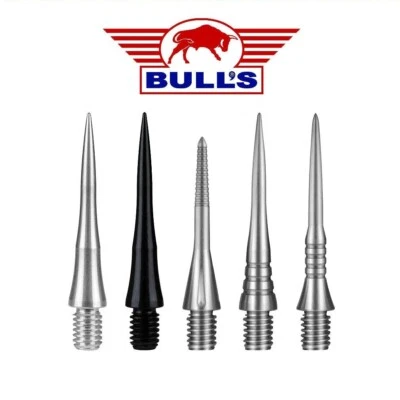 BULLS NL BULLS Dart Conversion Points Steel-Dartspitzen 2BA Gewinde Metallspitzen Darts