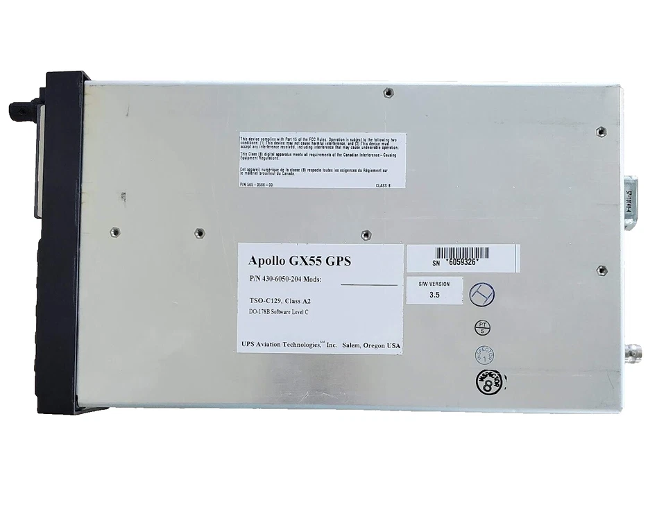 APOLLO GX55 GPS PN 430-6050-204 带飞行数据库 — 第 3/4 张图片