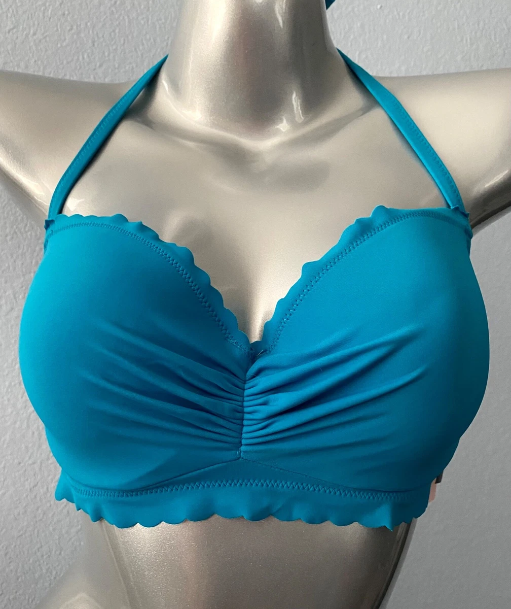 Haut De Bikini Bandeau Push-up Victoria's Secret 34B - Magnifique Bleu, Collection Bain, Neuf Sans étiquette