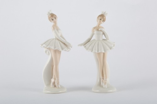 Bombonière Porcelaine Dame Avec Chapeau 17cm - Baptême, Communion, Mariage