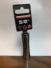 New Powerbuilt  5/8" Deep Socket 6 Point 1/2" Dr.  642201