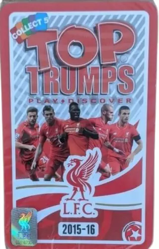 Top Trumps Football Packs New Sealed LFC Liverpool Trading Cards