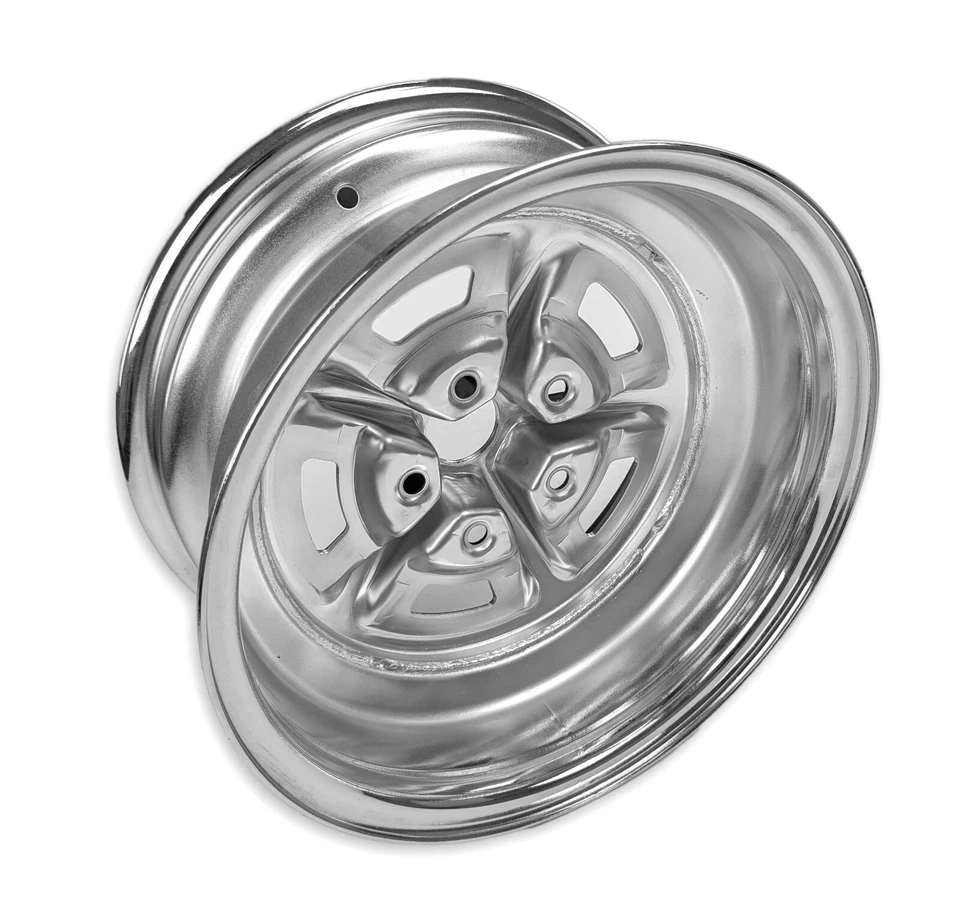 Magnum 500 Wheels Kit For Mopar Dodge Plymouth Chrysler 15x7 - With Caps & Lugs - Image 4 of 4