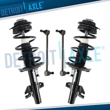 Front Struts w/Coil Spring Sway Bars for 2013 2014 2015 2016 Dodge Dart Limited