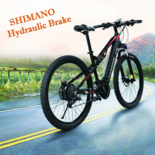 E-Bike 27.5Zoll E Mountaibike 1000W Motor Elektrofahrrad 25km/h Fatbike MTB 80km - Bild 3 von 19