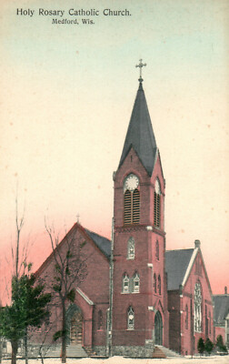 Ak*  Holy Rosary Catholic Church - Medford, Wis. (AB) 20347 