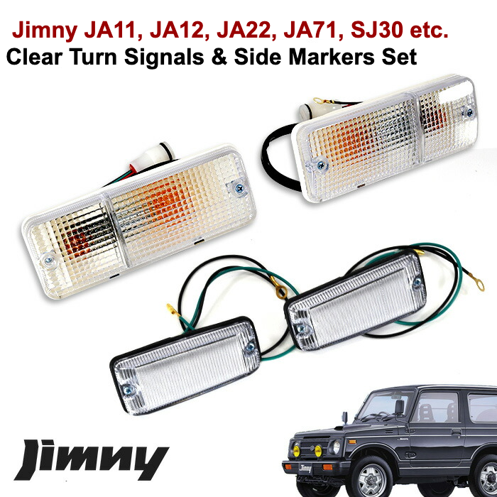 Front Clear Winker Blinker Side Marker Lamp for Suzuki Jimny JA11