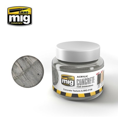 AMMO CONCRETE TEXTURE 250ml  REALISTIC TEXTURES  AMIG2108