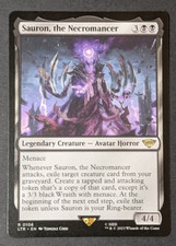 MTG Card - 1x Sauron the Necromancer Lord of the Rings Tales of Middle Earth NM