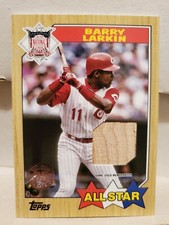 Barry Larkin 2022 Topps Series 2 1987 All-Star 35th Game-Used Bat Relic Reds