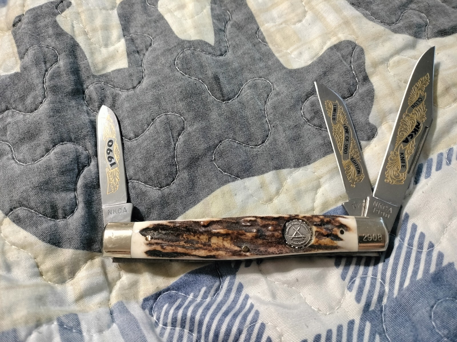 Robi Klaas kissing crane knife Large Stockman NKCA Knife 1990 eBay