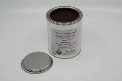 WASSERROSE 600g BODENBEIZE BEIZE BODENWACHS PARKETTWACHS ROT BRAUN MÖBELWACHS WAX CIRE CERA