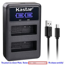 Kastar Battery LCD Dual Charger for Nikon EN-EL14 EL14 MH-24  Nikon D3100 DSLR