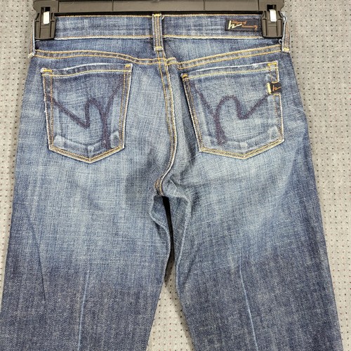 Pantalones de mezclilla Citizens Of Humanity Kelly elásticos #001 cintura baja corte boot para mujer talla 24 - Imagen 5 de 18