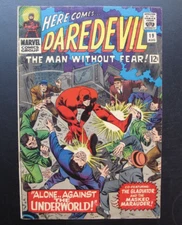 Marvel Comics Group Comic Book Daredevil No. 19 2nd Gladiator Appearance 1966