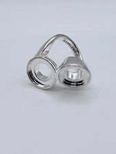 Kameleon KR045 RING "DOUBLE TROUBLE:" - Sterling Silver Size 5