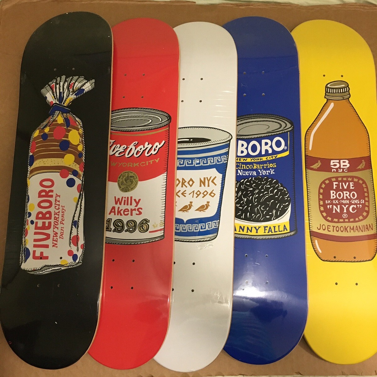 5 boro skateboard Lot NOS Corner Store Series Sealed | eBay
